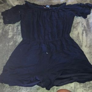Navy blue romper